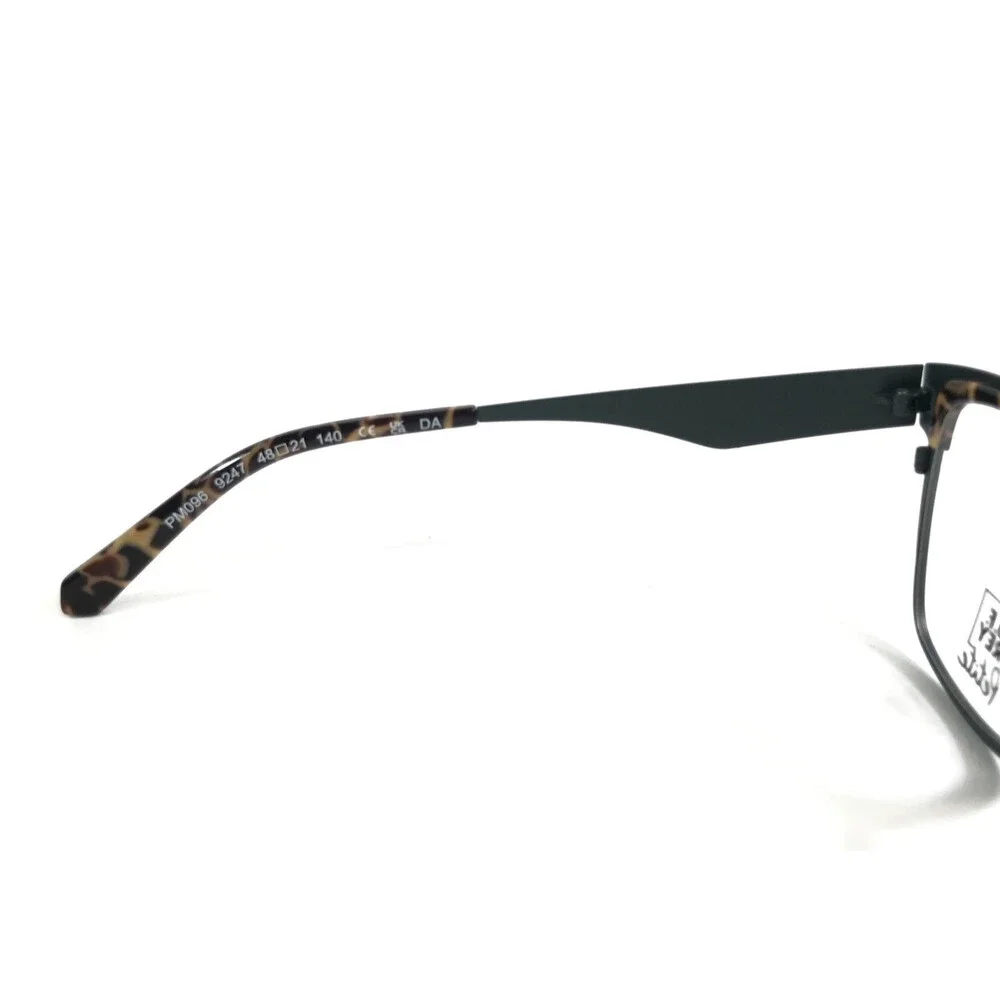 J. F. Rey Petite Eyeglasses Frames PM096 9247 Green Leopard Print 48-21-140